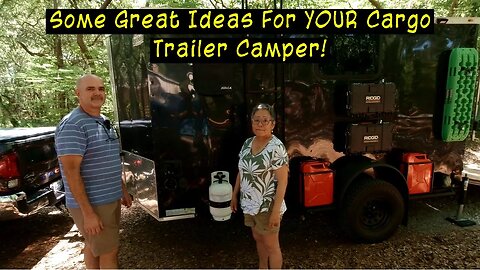 Check Out Anthony's Converted Cargo Trailer Camper!