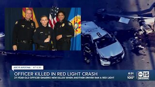 Phoenix officer killed in red-light crash