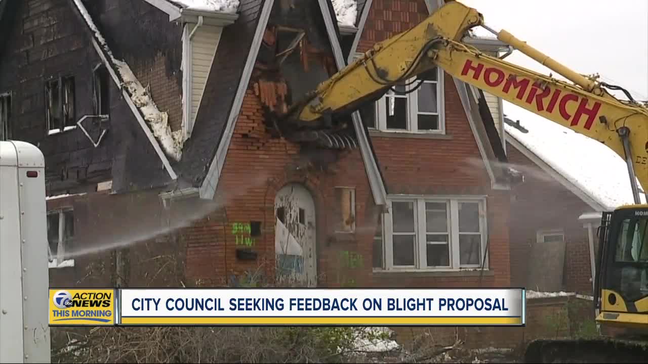 Detroit City Council seeking feedback on proposed $250M demolition bond