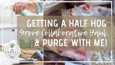 DITL | Half a Hog | Grove Collaborative Haul | Purge With Me