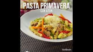 Pasta Primavera with Tuna