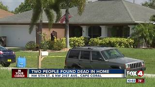 Two people found dead in home