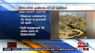 Kern County Canyon oil spill