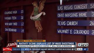 Nativity scene honors mass shooting victims