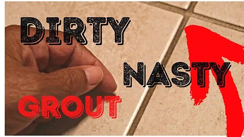 DIRTY GROUT WHITENED in 15 seconds