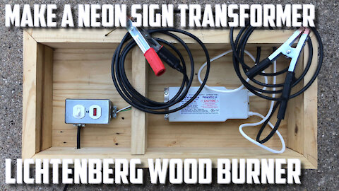 Lichtenberg Wood Burning Using a Variac