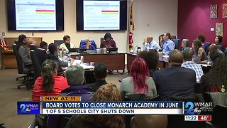 Baltimore school board votes to close Monarch Academy