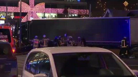 Truck Plows Into Crowed Berlin Christmas Market, At Least 9 Dead and More Than 50 Injured