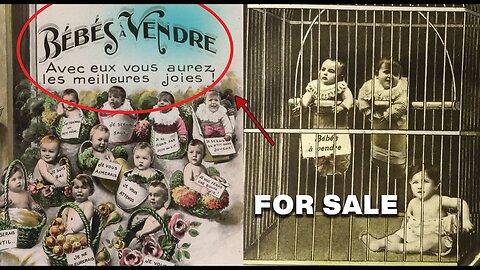 Babies were sold as PRODUCTS in the 1900s "À Vendre" + New Repopulation Postcards Collection Update
