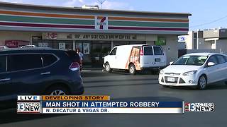 Man shot in attempted robbery