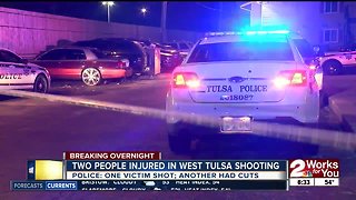 Two injured in overnight shooting in West Tulsa