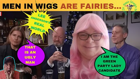 TRANSGENDER Debate: GREEN Party Candidate is a Man Wearing Wigs