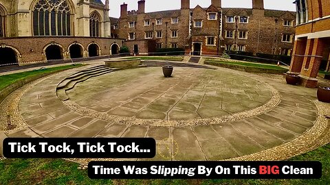 CUTTING IT CLOSE...Pressure Washing Cambridge Uni Chapel Court, With Limited Time, DID I WIN OUT??