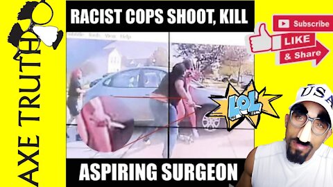 Racist White Cop shoots knife wielding Black 16yr old Toddler #BLMactivated