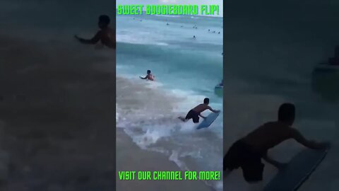 Sweet Boogieboard Flip #Shorts #YoutubeShorts #ExtremeSports #Youtube+Shorts #Boogieboard #Skimboard