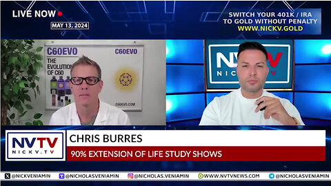 Chris Burres Discusses 90% Extension Of Life Study with Nicholas Veniamin