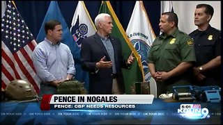 Vice President Pence, Ducey meet with Border Patrol in Nogales