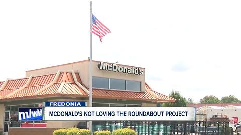 McDonald's not loving the roundabout project
