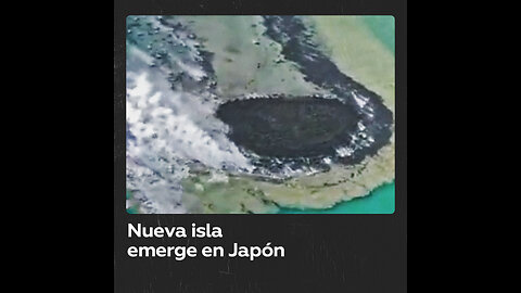 Nueva isla emerge en Japón después de la erupción de un volcán