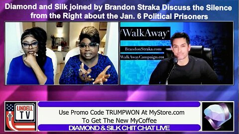 Diamond &Silk and Brandon Straka Discuss the Silence from the Right about the Jan. 6 Prisoners