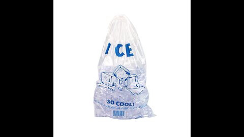 InfinitePack 8 Lbs Ice Bags with Drawstring with 33 Micron - 400 Plastic Ice Bag Reusable, Heav...