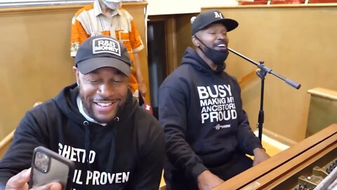 😱😭Tank ft Jamie Foxx on Piano Freestyle MUST SEE