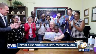 Pastor turns church into haven for those in need