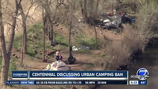 Centennial discussing urban camping ban
