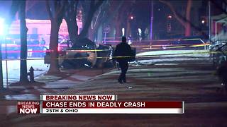 West Allis man killed after crashing into tree during overnight police chase