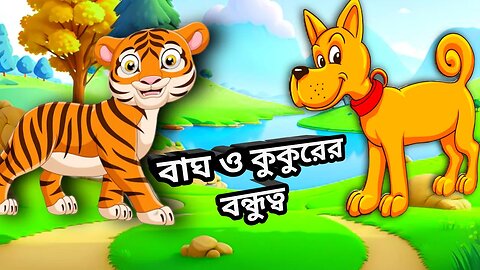 বাঘ ও কুকুরের বন্ধুত্ব I Tiger and Domestic Dog Story I Bengali Story