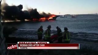 Passenger from casino boat fire dies