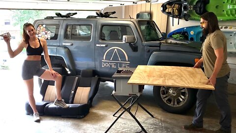 DIY SUV Platform Build | Hummer H3 REAR SEAT REMOVAL
