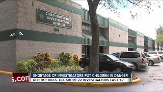 Shortage of Child Protection Investigators puts children in danger