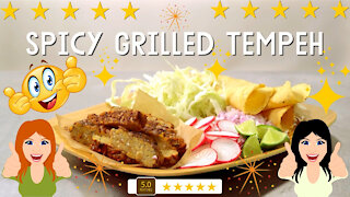 Spicy grilled tempeh recipe
