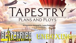 Tapestry: Plans And Ploys Unboxing Tapestry Expansion