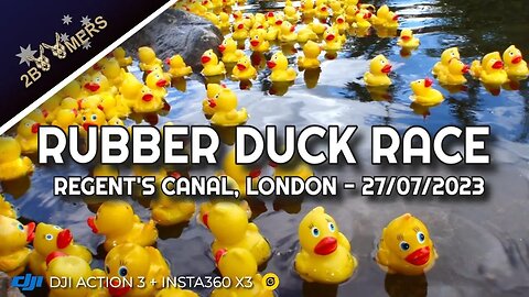 RUBBER DUCK RACE REGENT'S CANAL LONDON - 27 JULY 2023