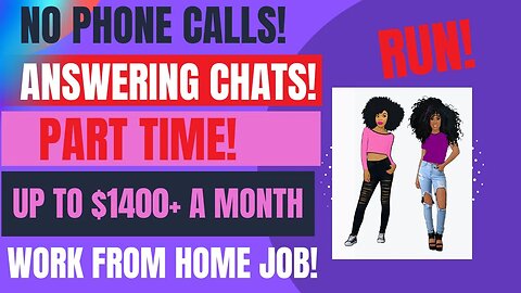 Non Phone! Answering Chats! Part Time Work From Home Job Remote Jobs 2023 Up To $1400 A Month