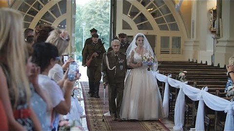 94-Year-Old WWII Hero Walks Granddaughter Down The Aisle At Her Wedding
