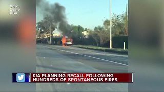 Kia planning recall following hundreds of spontaneous fires