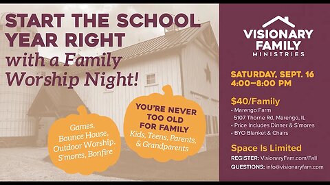 Family Family Worship Night - Sept 16 2023