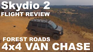 Skydio 2: Amazing! - 4x4 Van Chase - Forest Roads (4K)