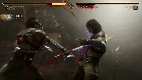 Mortal Kombat 11: Kabal (Quick to Anger) vs Kano (Evil Glee) - No Commentary 4K