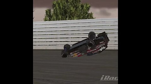 🏁 Flipping and Rolling Chaos: iRacing Dirt 358 Modified Wrecks and Crashes at Knoxville Raceway 🏁