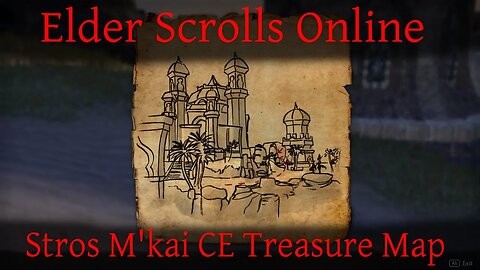 Stros M'kai CE Treasure Map [Elder Scrolls Online] ESO