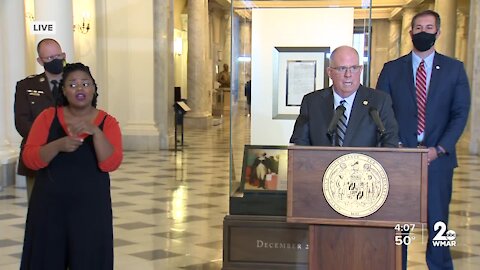 Gov. Hogan announces new statewide enforcement efforts ahead of Thanksgiving holiday