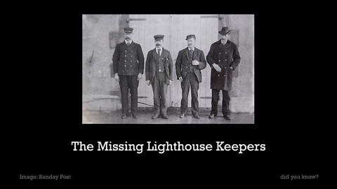 The Mysterious Case Of The Missing Lighthouse Keepers