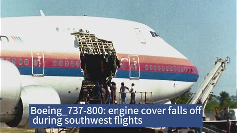 Boeing_737-800: engine cover falls off during southwest flight