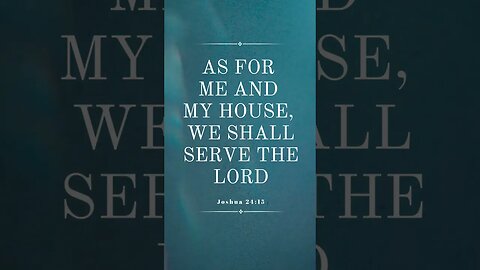 Resolved To Serve The Lord (September 17, 2023) #shorts #religion #yourfaith #findingjoy