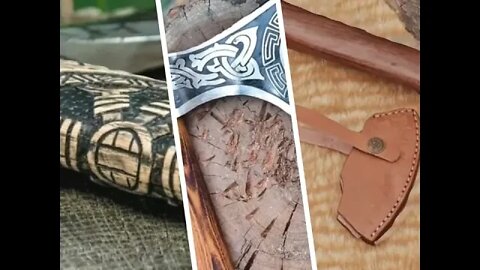 Custom Handmade Steel Hunting Axe #shorts #axe