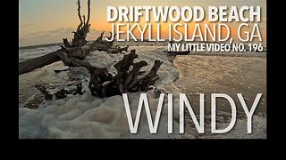 MY LITTLE VIDEO NO. 196--Driftwood Beach, Jekyll Island, GA